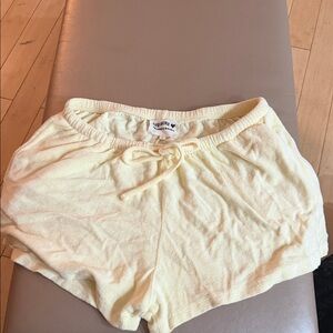 Djerf Avenue Yellow Women's Shorts